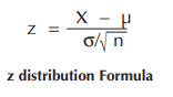 z Distribution Formula