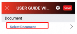 Click Select Document >