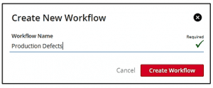 Click Create Workflow