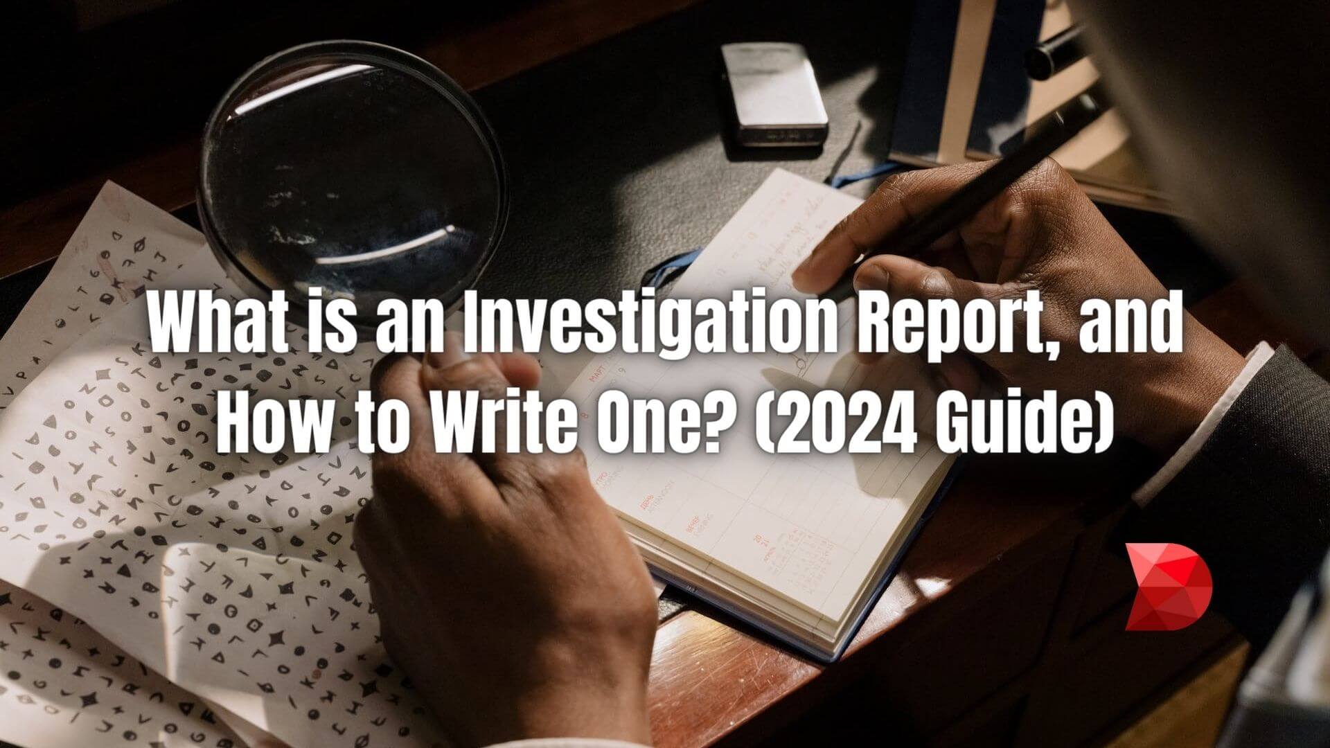 What is an Investigation Report, and How to Write One? - DataMyte