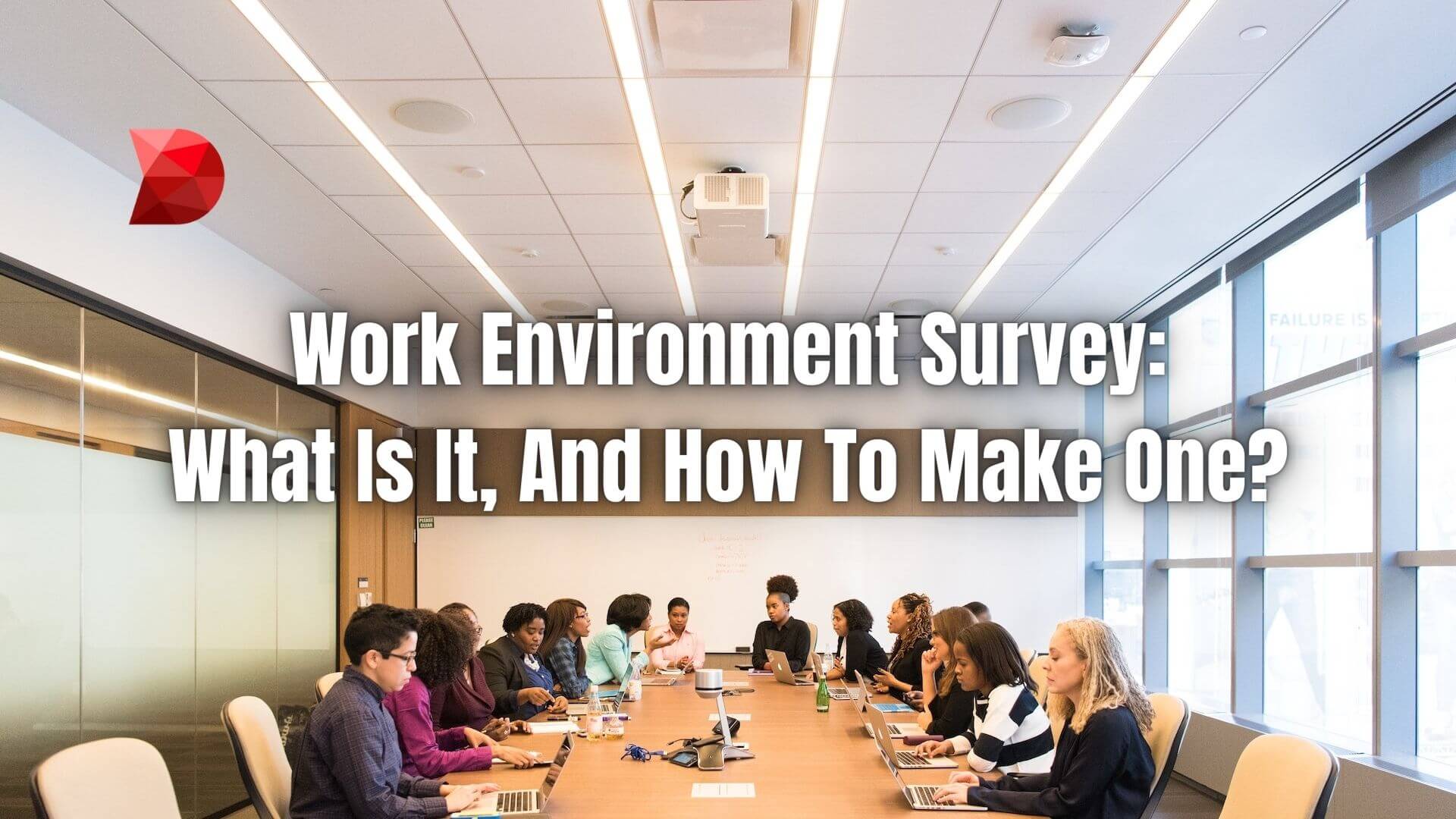 A work environment survey provides insights into the employees' job responsibilities and working conditions. Here's how to create one.