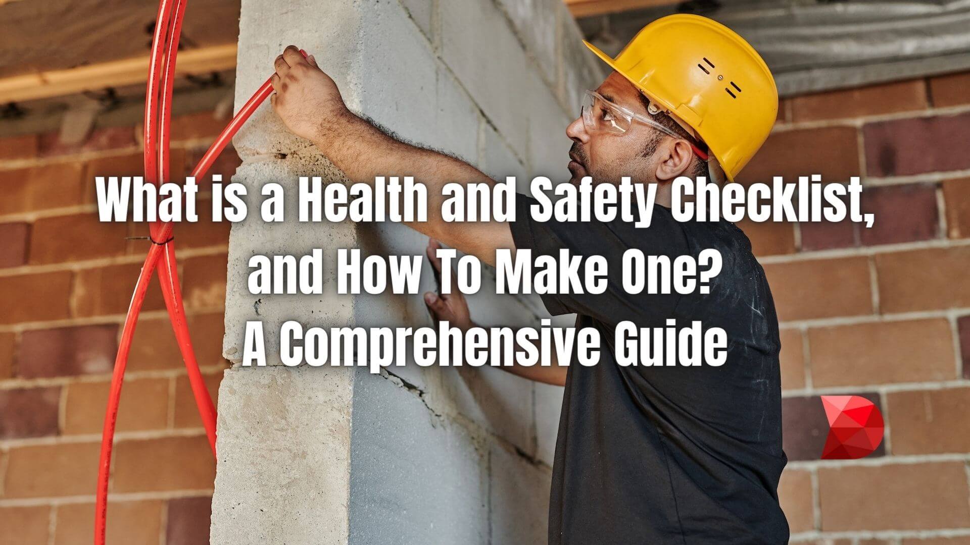 Health and safety checklist is a document designed to help employers identify potential hazards in the workplace. Here's how to make one.