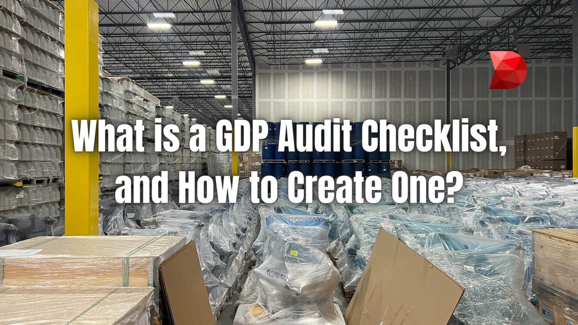 A GDP Audit Checklist is used in the verification of an organization's compliance with Good Distribution Practices. Here's how to create one!