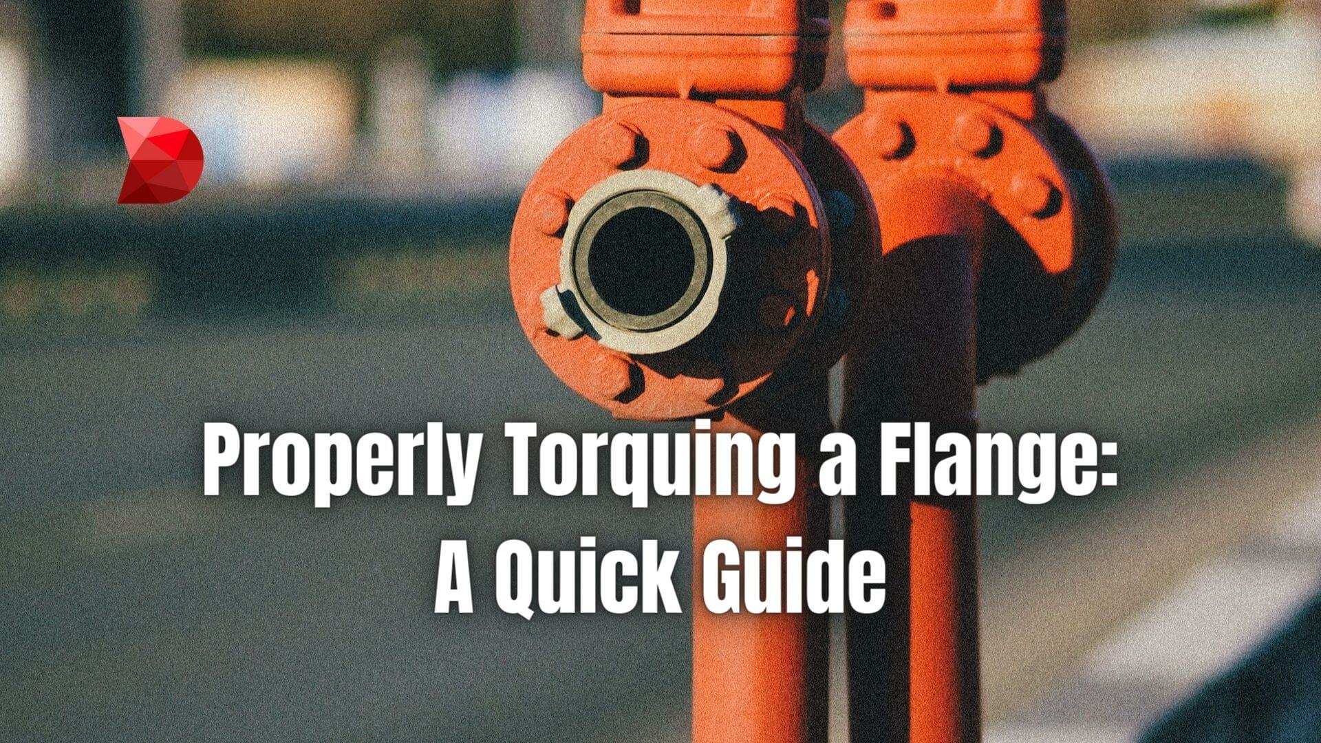 The secret to ensuring secure pipeline connections is tightening the flange bolts to the proper torque range. Click here to learn how!