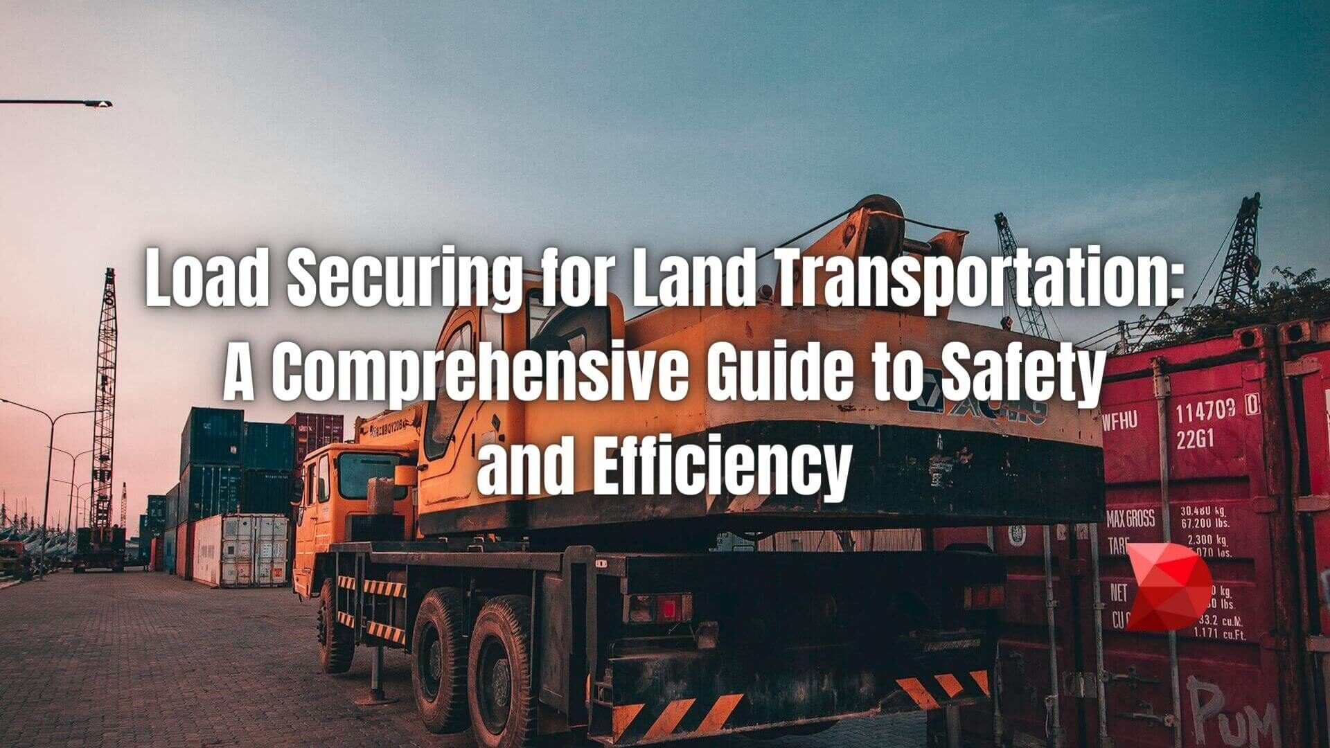 Master load securing techniques with this comprehensive guide for safe and efficient land transportation. Learn best practices today!